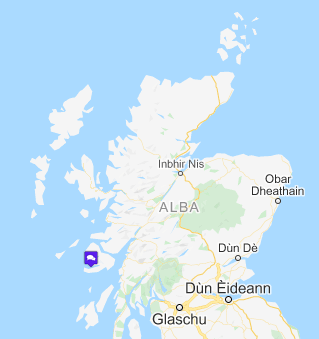 map showing a pin for smuilceag on
      Mull